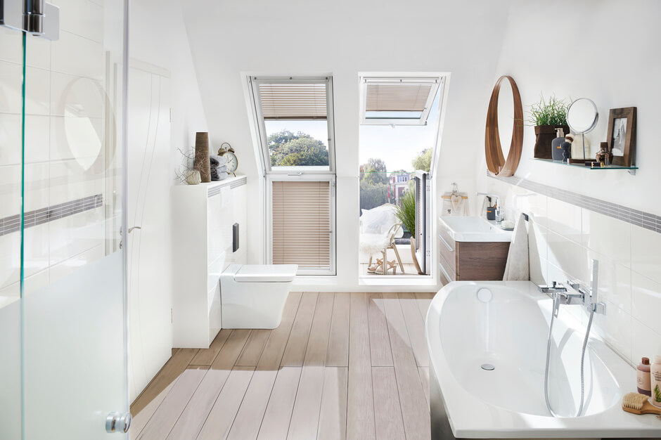 Bad mit Dachschräge einrichten | VELUX Magazin